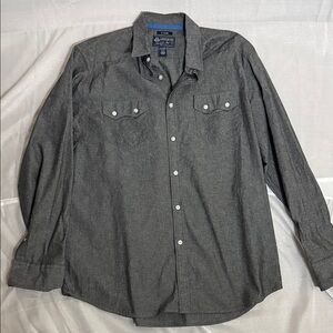 American Rag Charcoal Button-Down Shirt